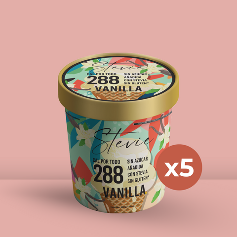 5 Pack Stevie Vanilla (350g)