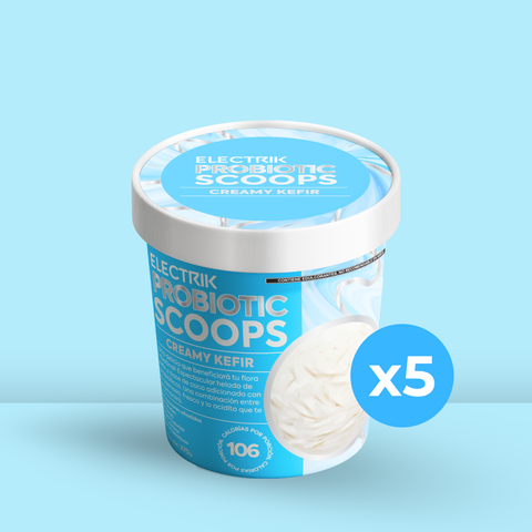 5 Pack Helado Creamy Kefir (473ml)