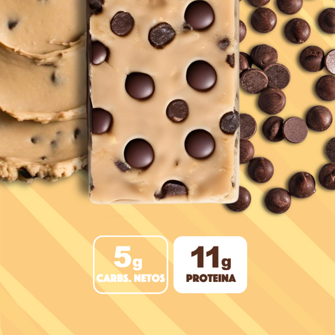 12 Pack Barra de Proteína Choco Chip Cookie Dough