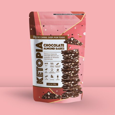 12 Pack Chocolate Almond Barks (120g)
