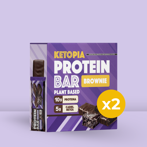2 Pack Barra de Proteína Brownie
