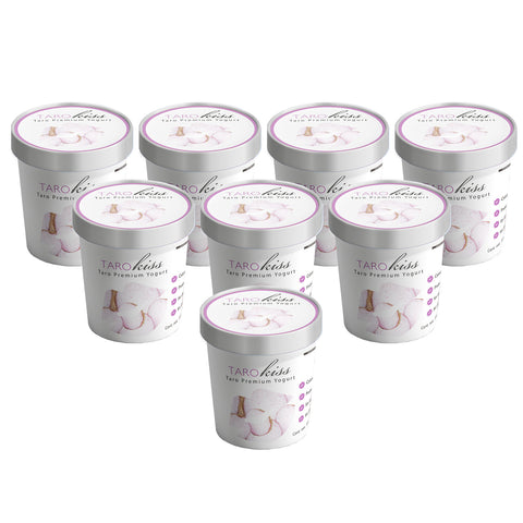 8-PIEZAS YOGURT TARO KISS SIN GLUTEN Y CON PROBIÓTICOS