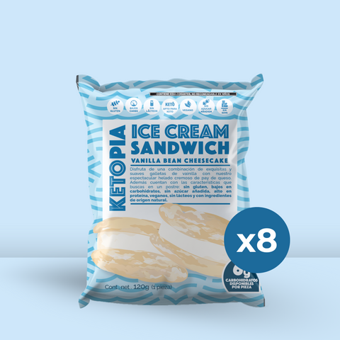 8 Pack Ice Cream Sandwich Vanilla Cheesecake