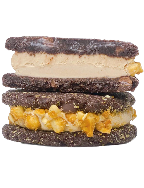 12-PIEZAS ICE CREAM SANDWICH CHOC. PEANUT BUTTER