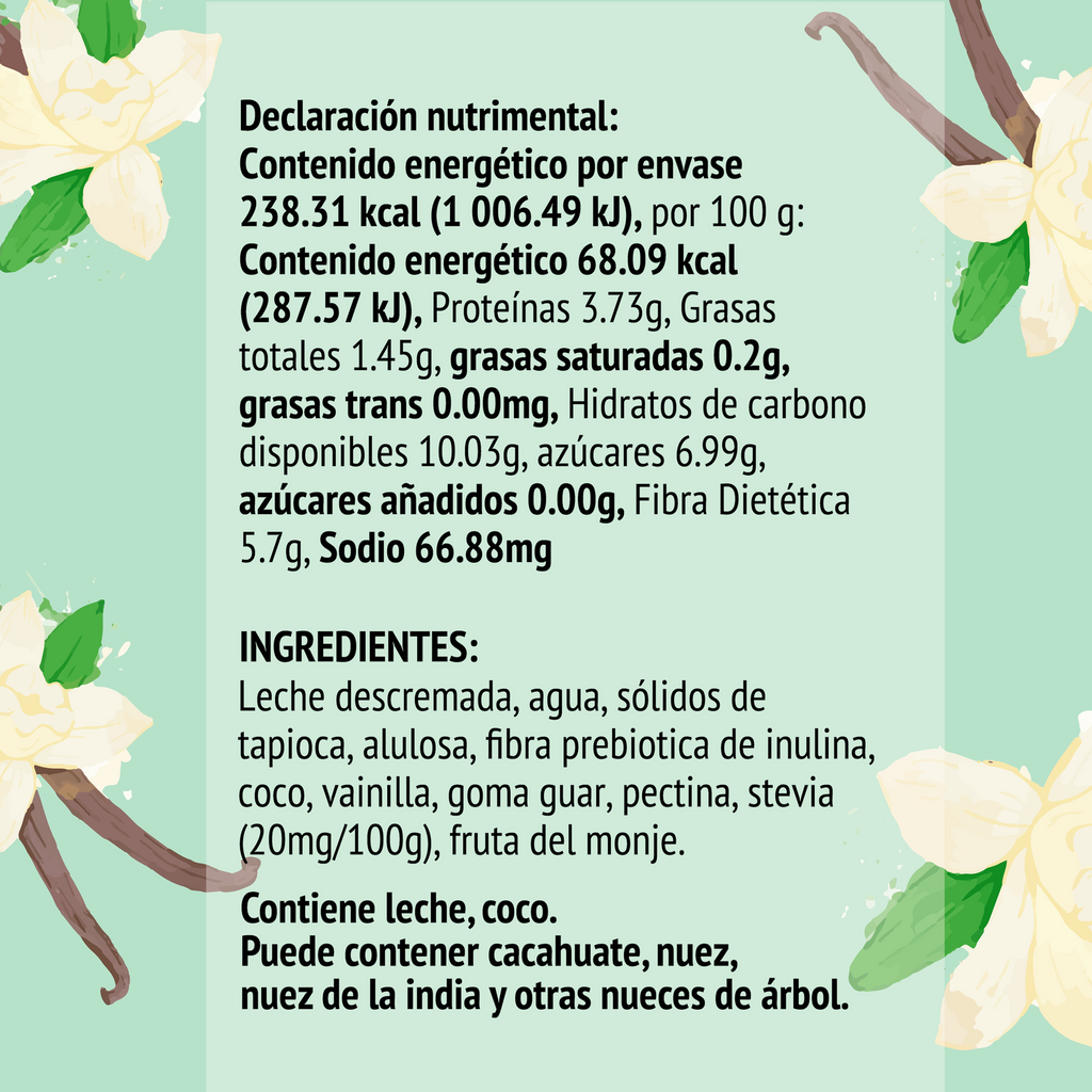 STEVIE Helado Keto Sabor Vanilla 350g - Frozen-Boutique