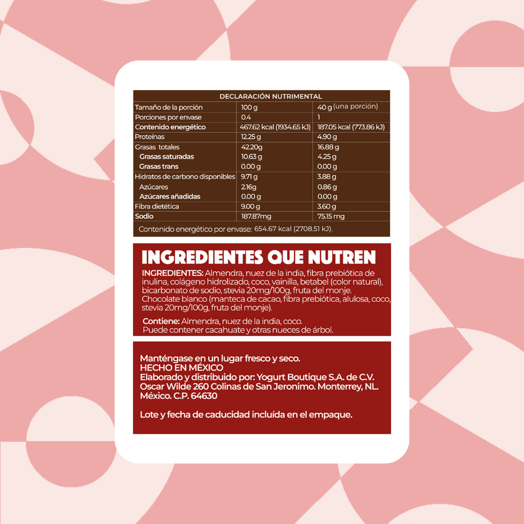 KETOPIA  Galletas con Colágeno Keto Red Velvet 140g - Frozen-Boutique