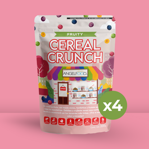 4 Pack Fruity Cereal Crunch (200g)