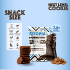 KETOPIA Galletas Thins Keto Snack pack Brownie 40g