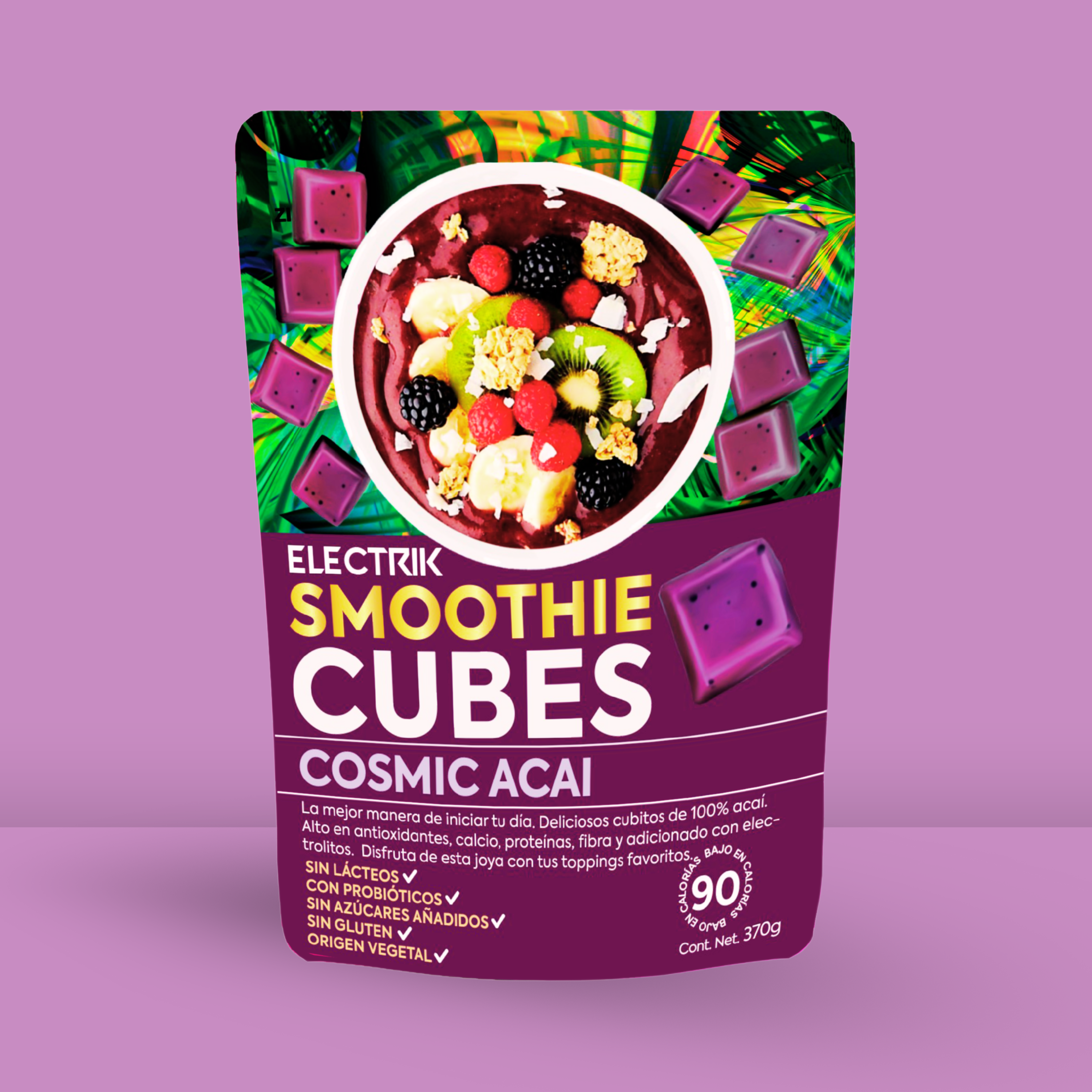 ELECTRIK Smoothie cubes Cosmic Acai 255g
