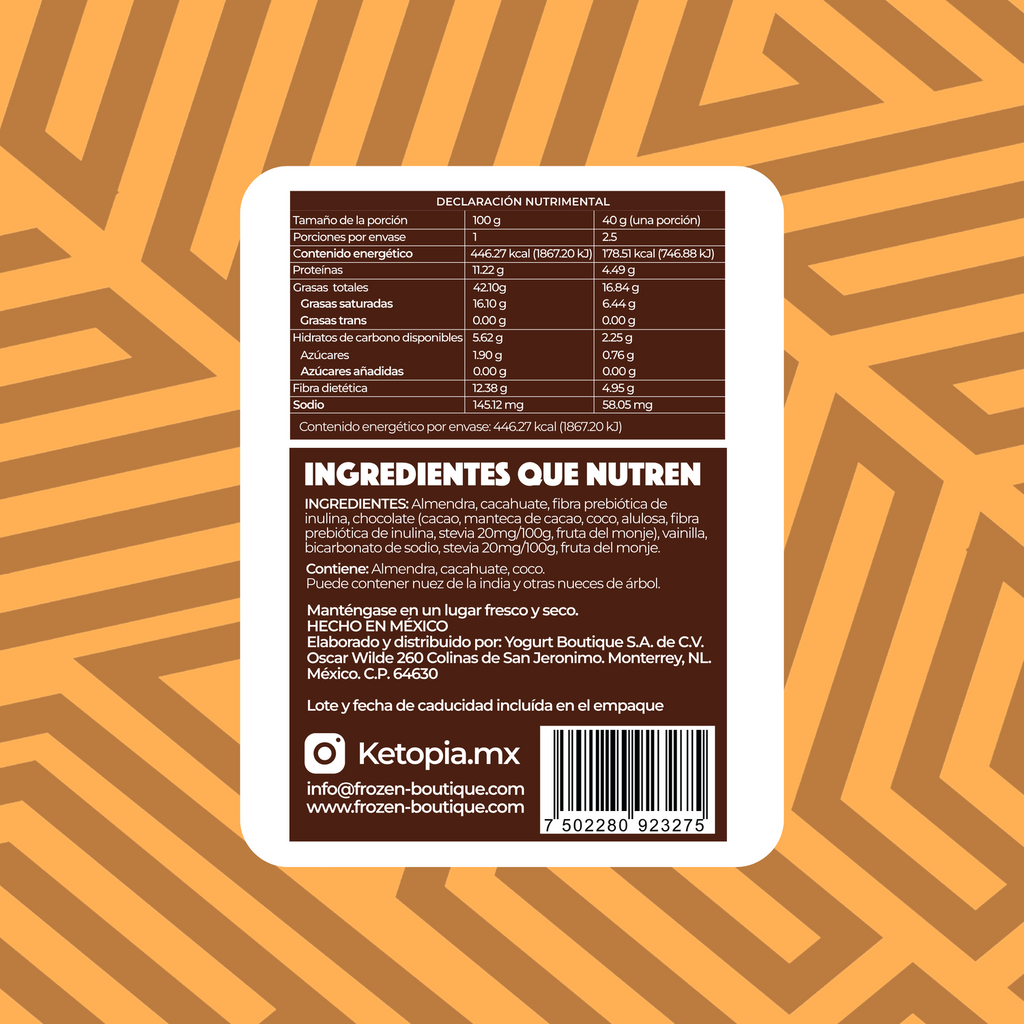 KETOPIA Galletas Sin Harina Cubiertas de Chocolate Keto Peanut Butter Cup  100g - Frozen-Boutique