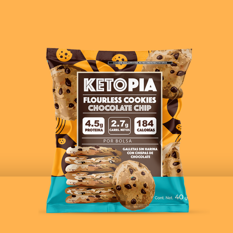 KETOPIA Galletas Keto Snack pack Chocolate Chip 40g