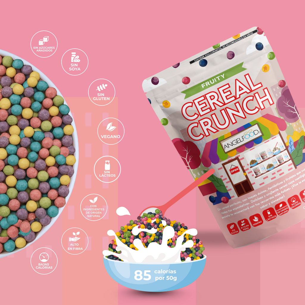 ANGELFOOD Cereal de Quinoa Crunch Fruity 200g - Frozen-Boutique