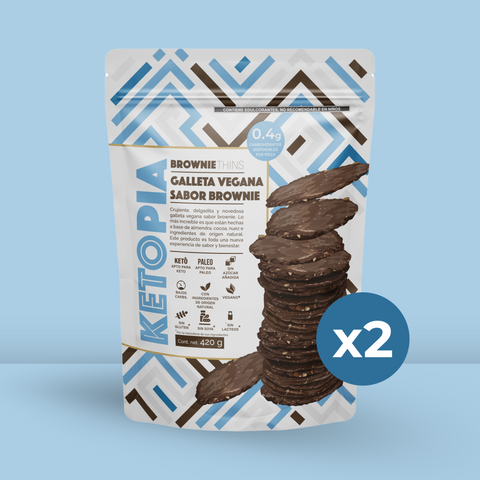 2 Pack Almond Thins Brownie
