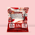 KETOPIA Galletas Con Collageno Snack pack Red velvet 40g