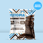 KETOPIA Galletas Thins Keto Snack pack Brownie 40g