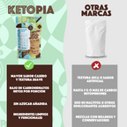 KETOPIA Galletas Thins Keto de Almendra Coconut Fudge 110g