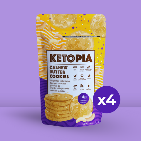 4 Pack Cashew Butter Cookies