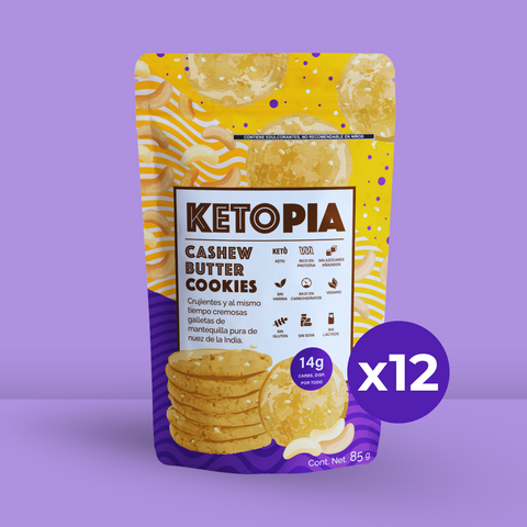 12 Pack Cashew Butter Cookies