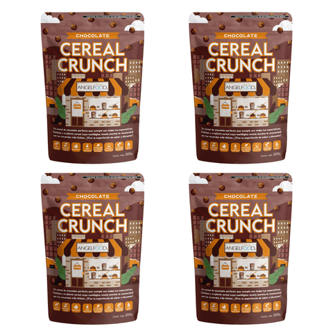 4-PAQUETES Chocolate Cereal Crunch
