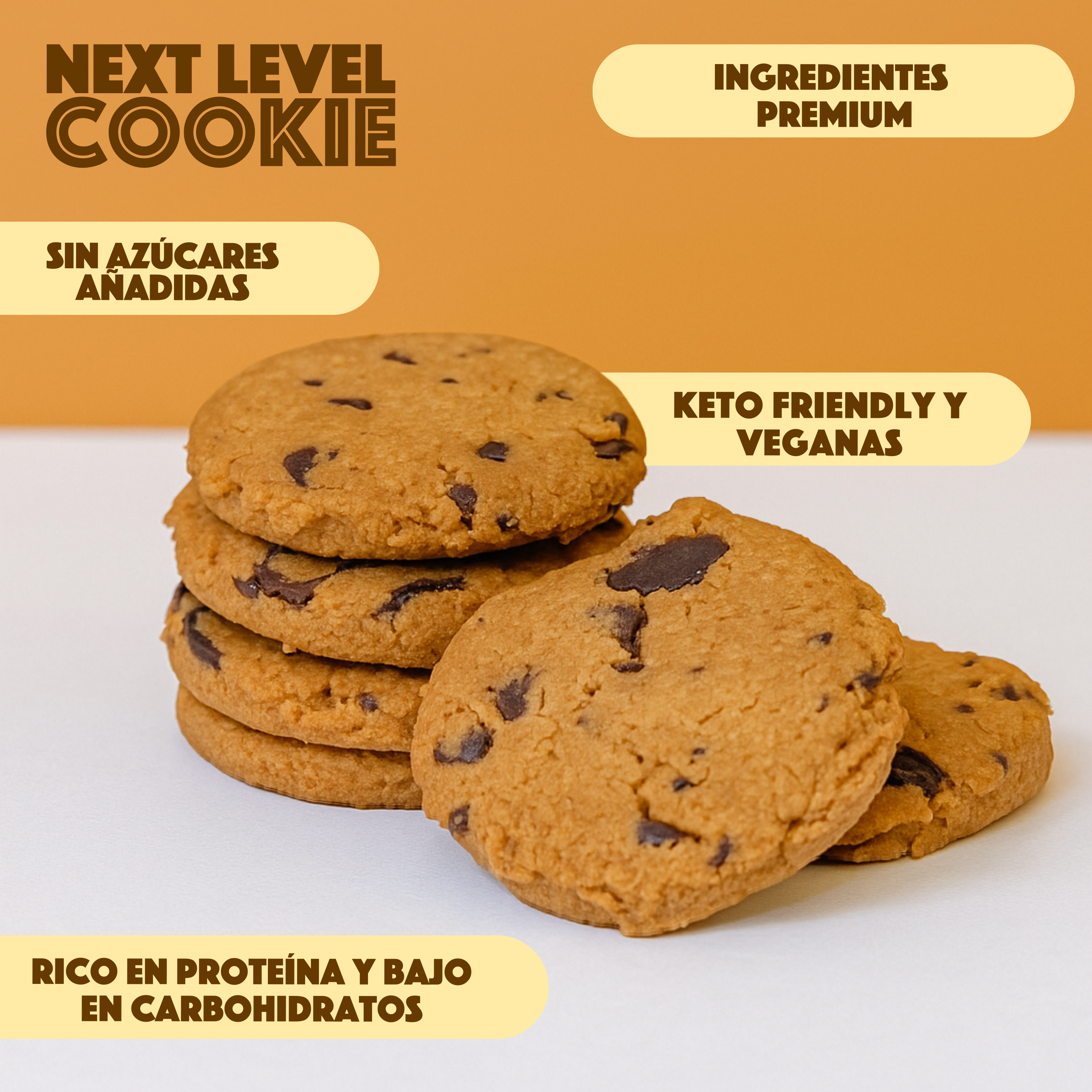 KETOPIA Galletas Keto Snack pack Chocolate Chip 40g