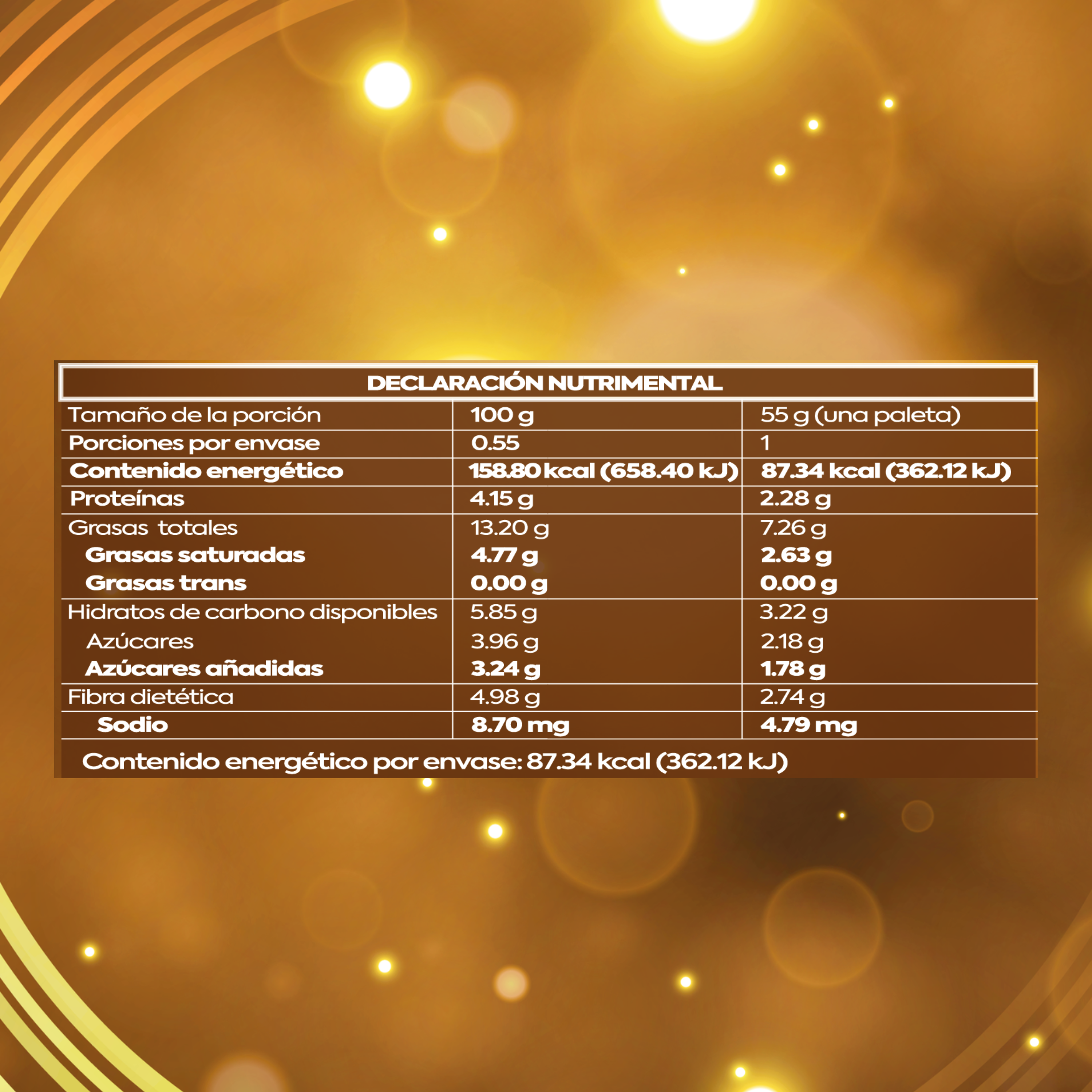 ELECTRIK Paleta de Probióticos sabor Vainilla 45g
