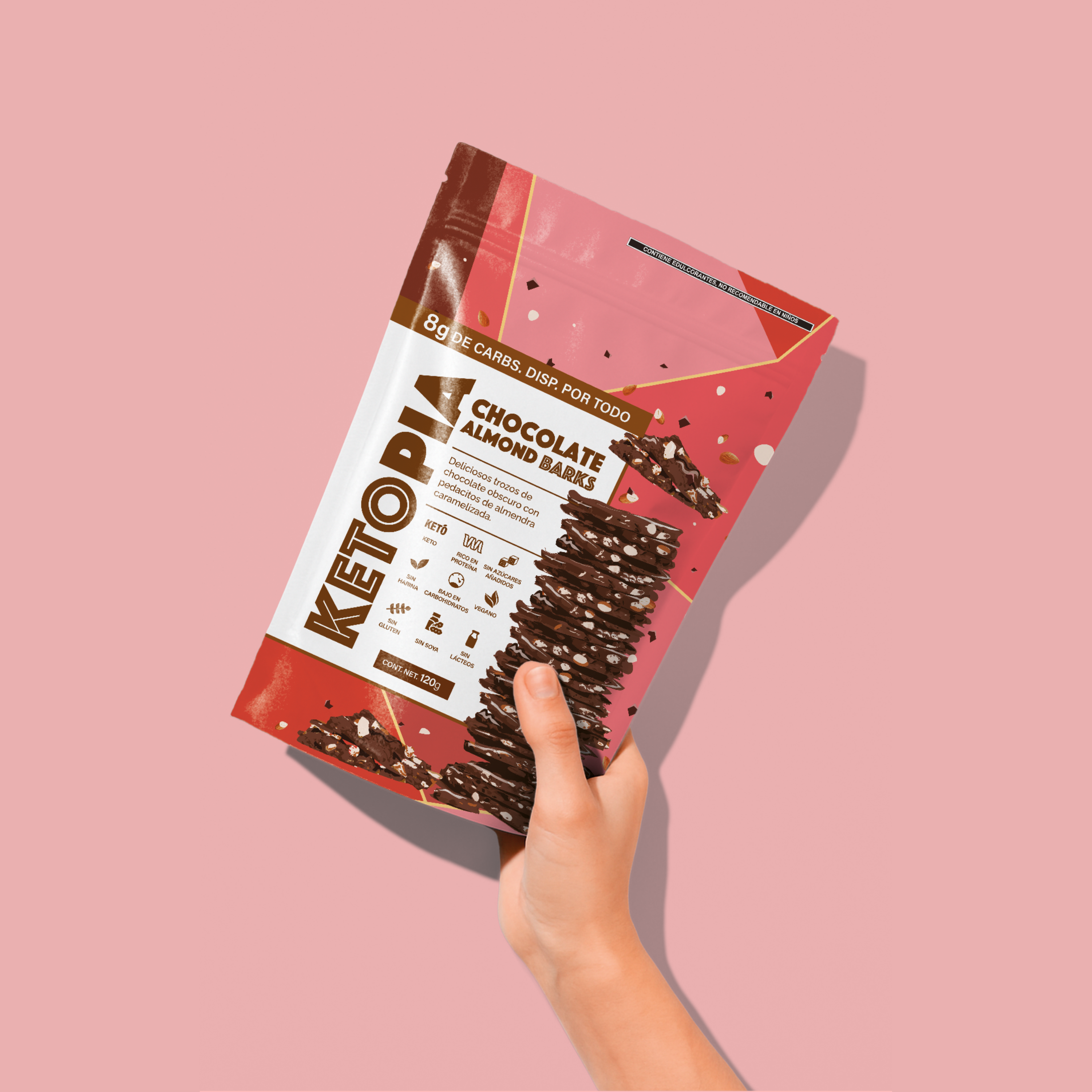 KETOPIA Chocolate Almond Barks 120g