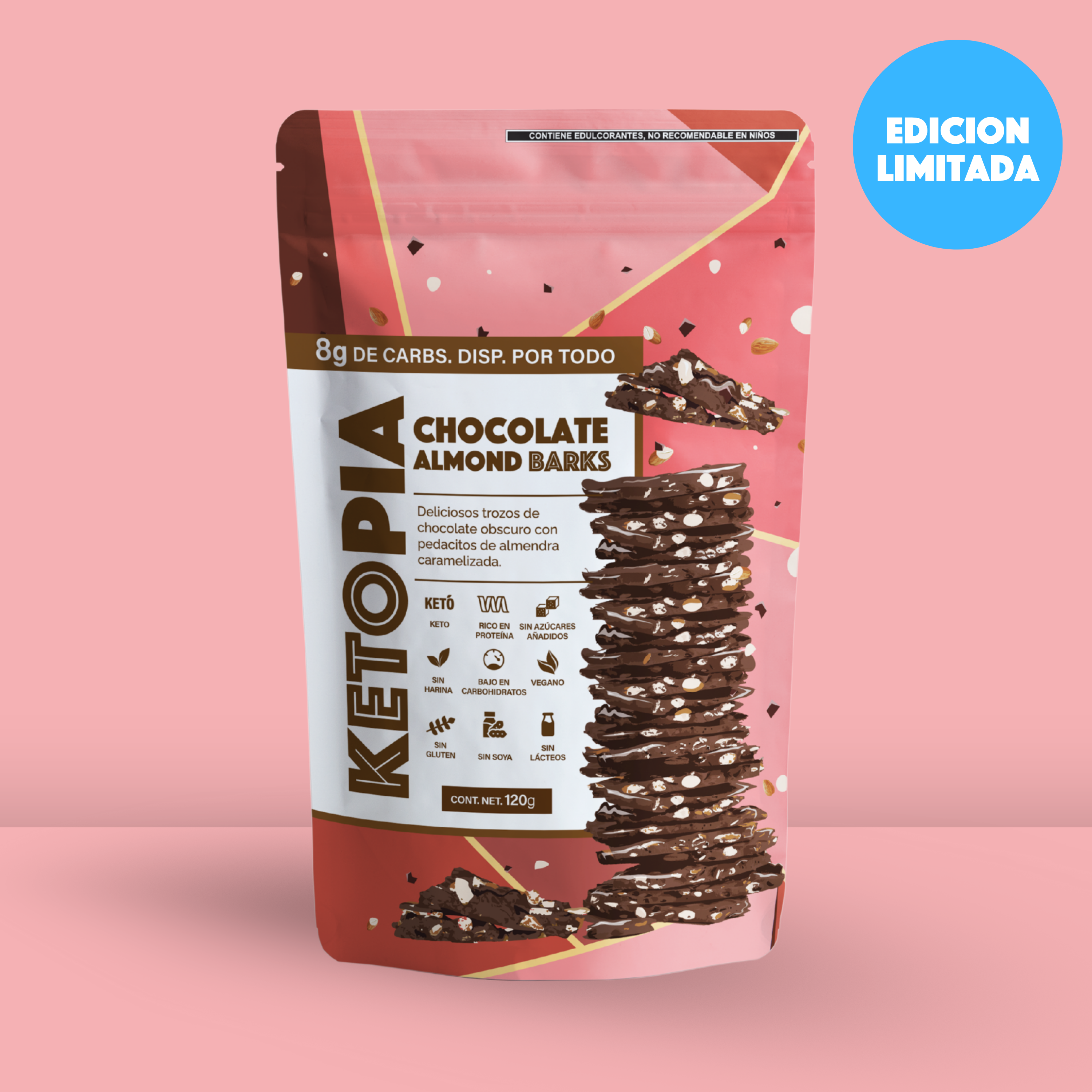 KETOPIA Chocolate Almond Barks 120g