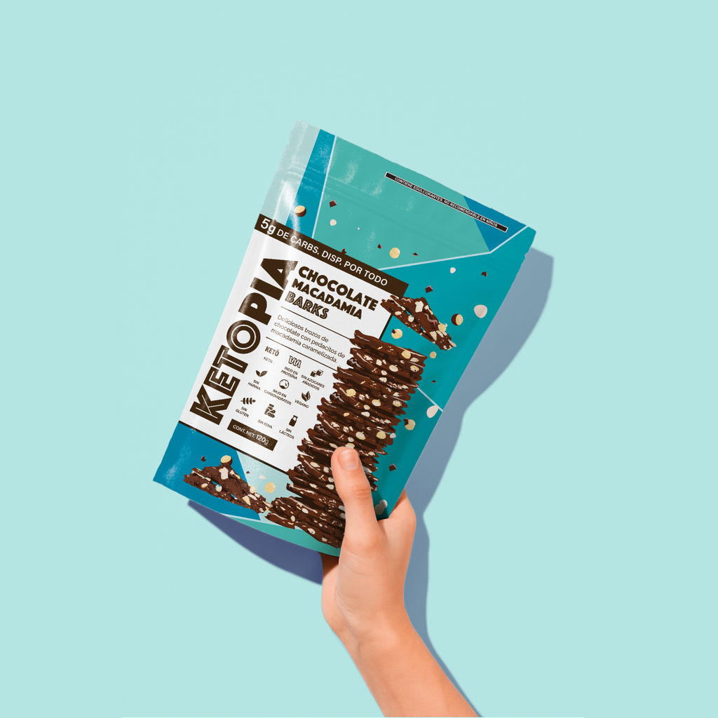 KETOPIA Chocolate Macadamia Barks 120g - Frozen-Boutique