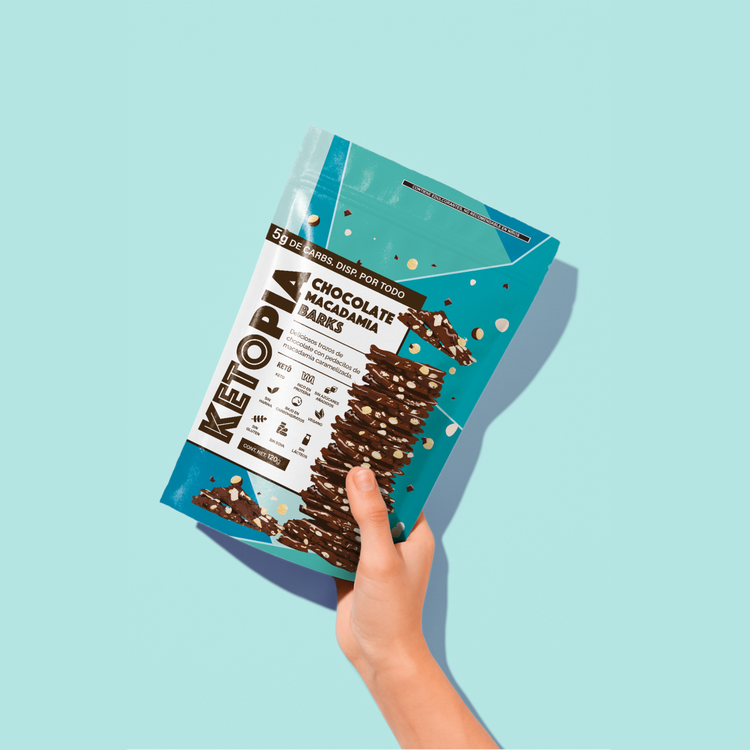 KETOPIA Chocolate Macadamia Barks 120g