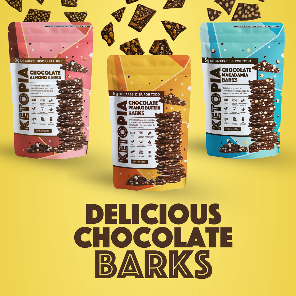 KETOPIA Chocolate Almond Barks 120g - Frozen-Boutique