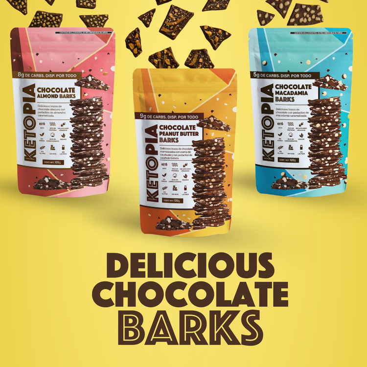 KETOPIA Chocolate Macadamia Barks 120g