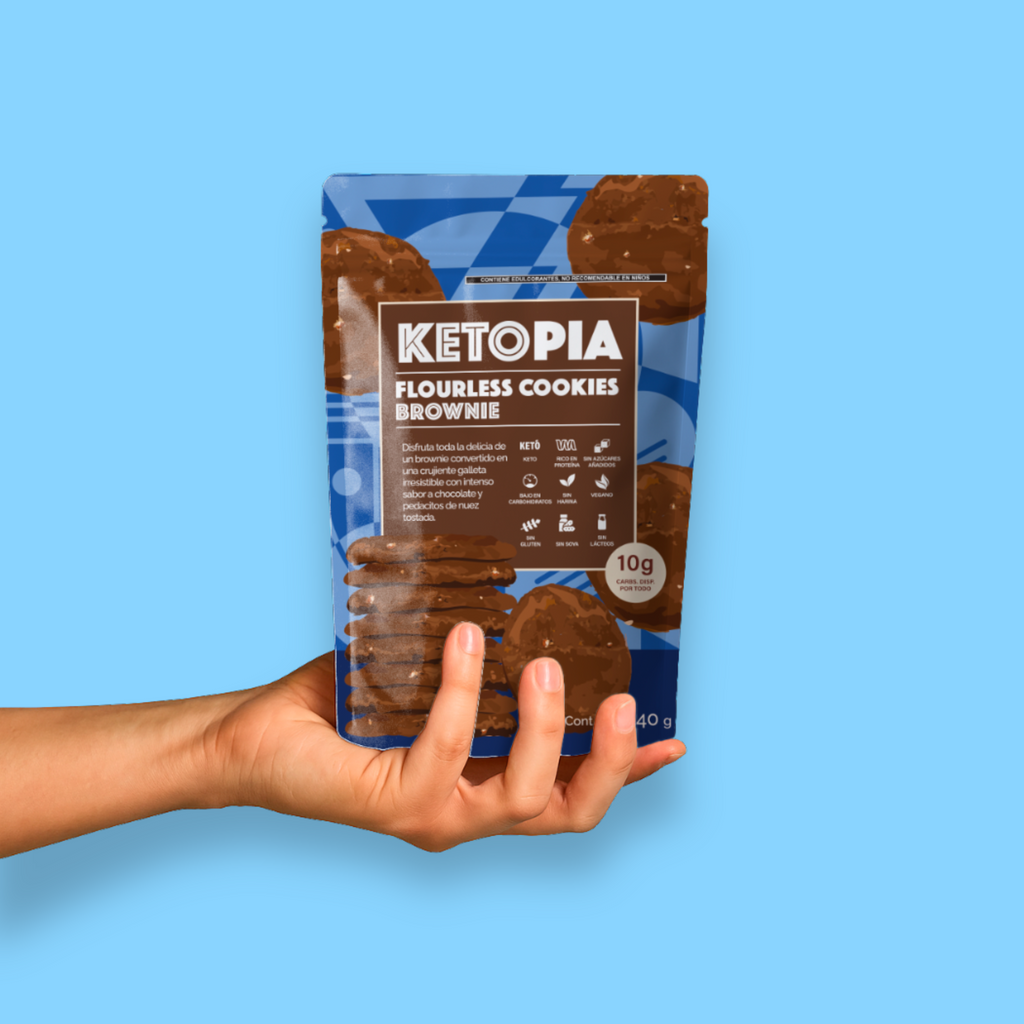 KETOPIA Galletas Sin Harina Keto Brownie 140g - Frozen-Boutique