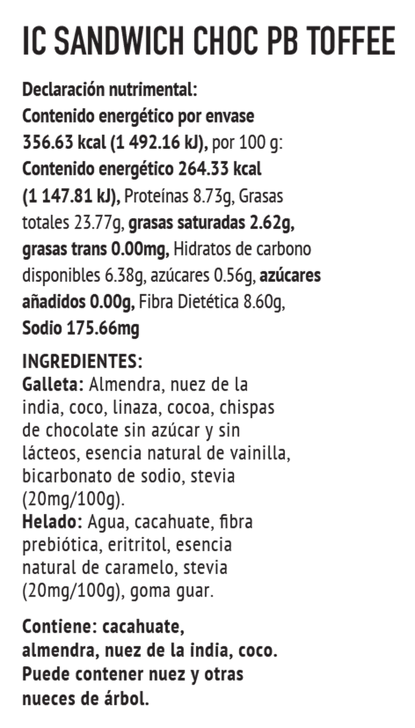 FROZEN BOUTIQUE Sandwich de Helado Keto Chocolate Peanut Butter 135g - Frozen-Boutique