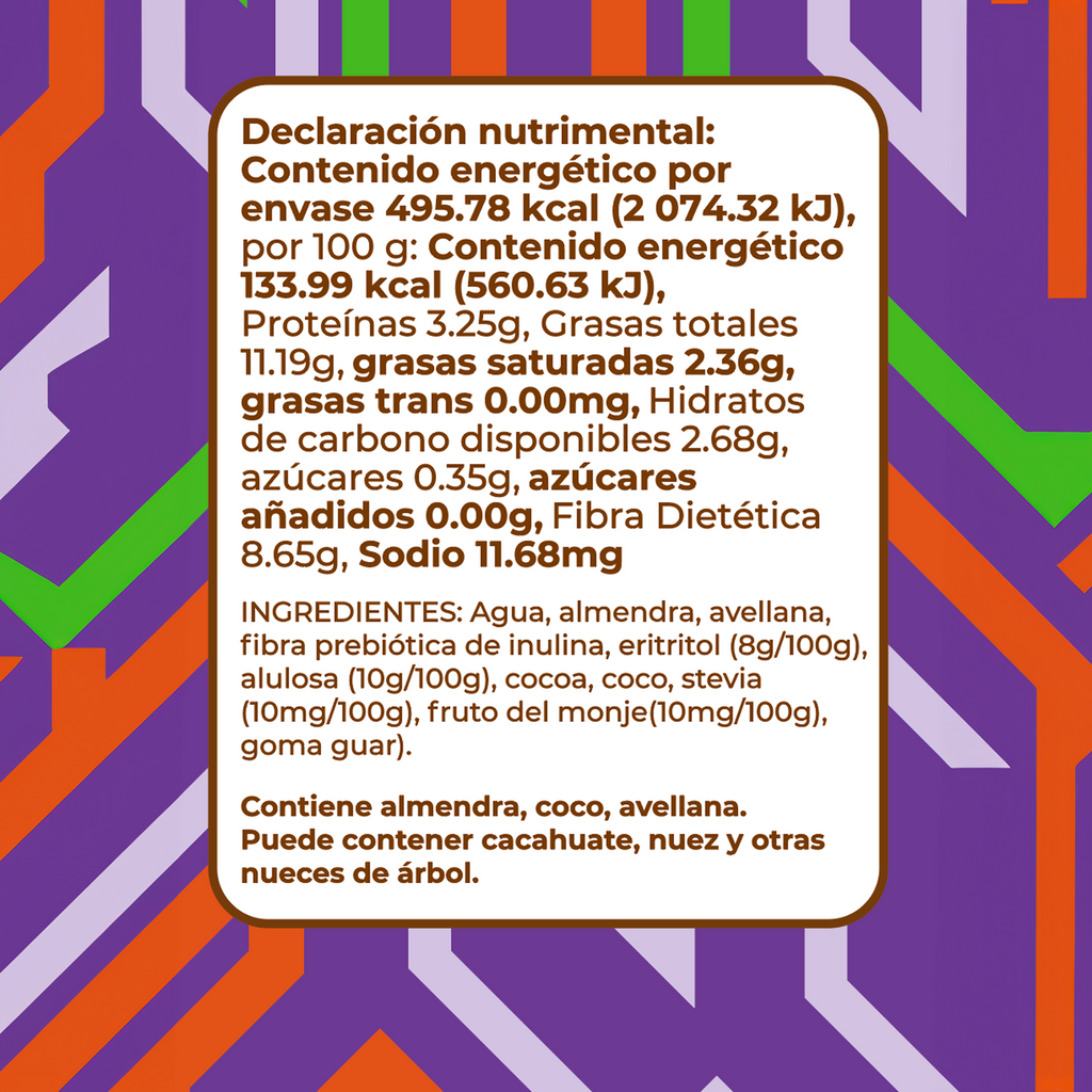 KETOPIA  Helado Sin Azúcar Keto Sabor Chocolate Avellana 370g - Frozen-Boutique