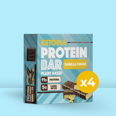 4 Pack Barra de Proteína Vanilla Fudge