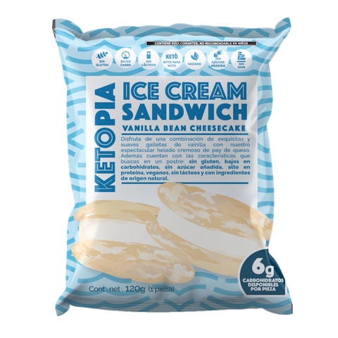 ICE CREAM SANDWICH VANILLA BEAN CHEESECAKE 120g