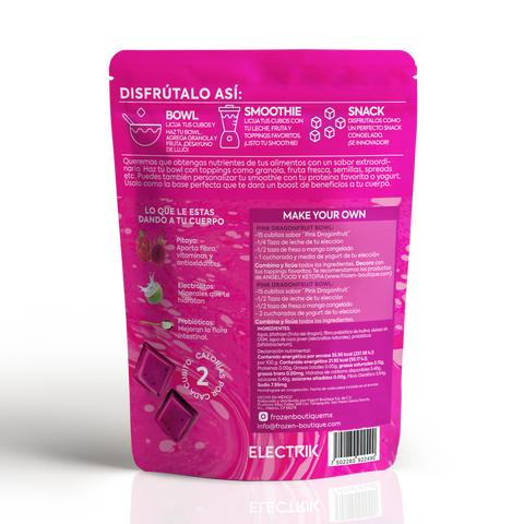 5 Pack Pink Dragonfruit Smoothie Cubes (255g)