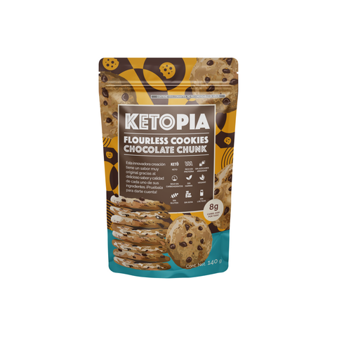 Galletas Keto Flourless Choco Chip 140g