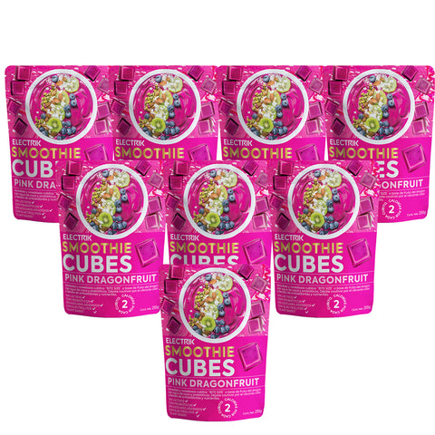 8-EMPAQUES de Pink Dragonfruit Smoothie Cubes