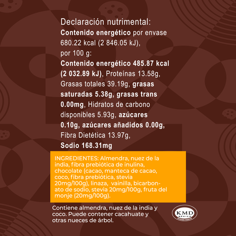 4 Pack Flourless Choco Chip Cookies (140g)