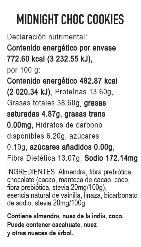 
                  
                    12-PAQUETES Galletas Keto Flourless Midnight Cookies
                  
                