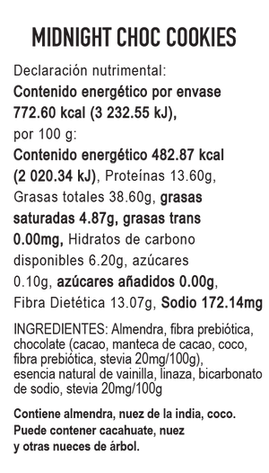 
                  
                    12-PAQUETES Galletas Keto Flourless Midnight Cookies
                  
                
