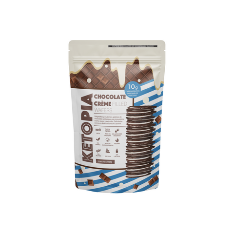 Galletas Keto Crème Filled Chocolate Wafers 110g