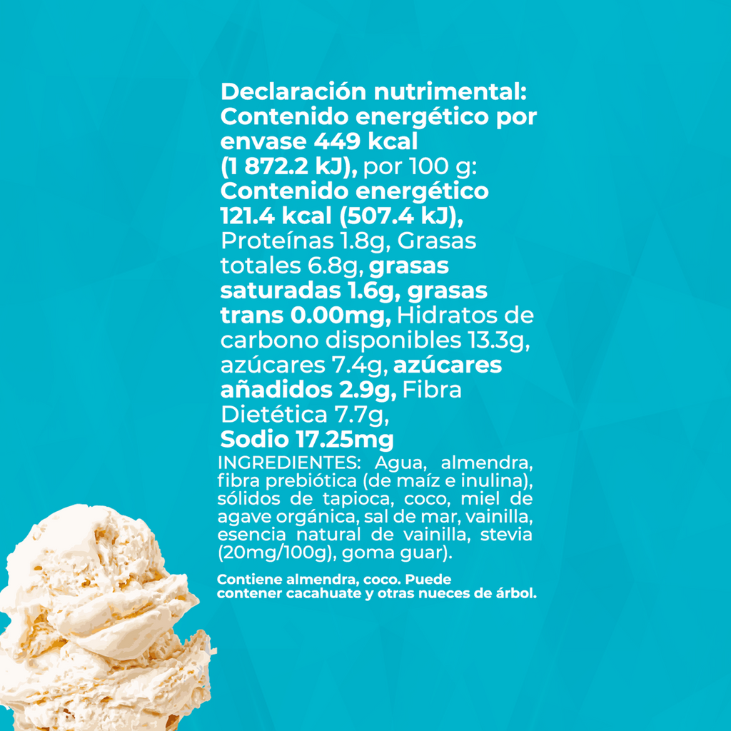 FROZEN BOUTIQUE Helado Sin Azúcar Vegano Artesanal Signature Vanilla 370g - Frozen-Boutique