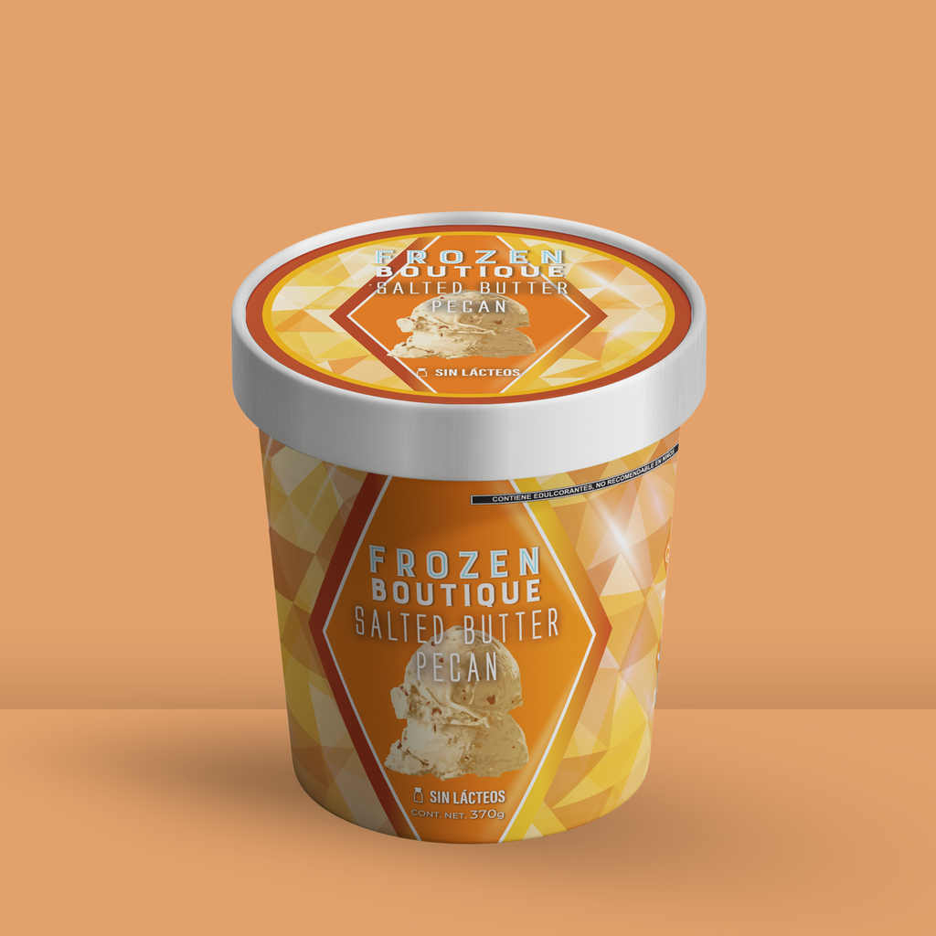 FROZEN BOUTIQUE Helado Vegano Salted Butter Pecan  370g - Frozen-Boutique