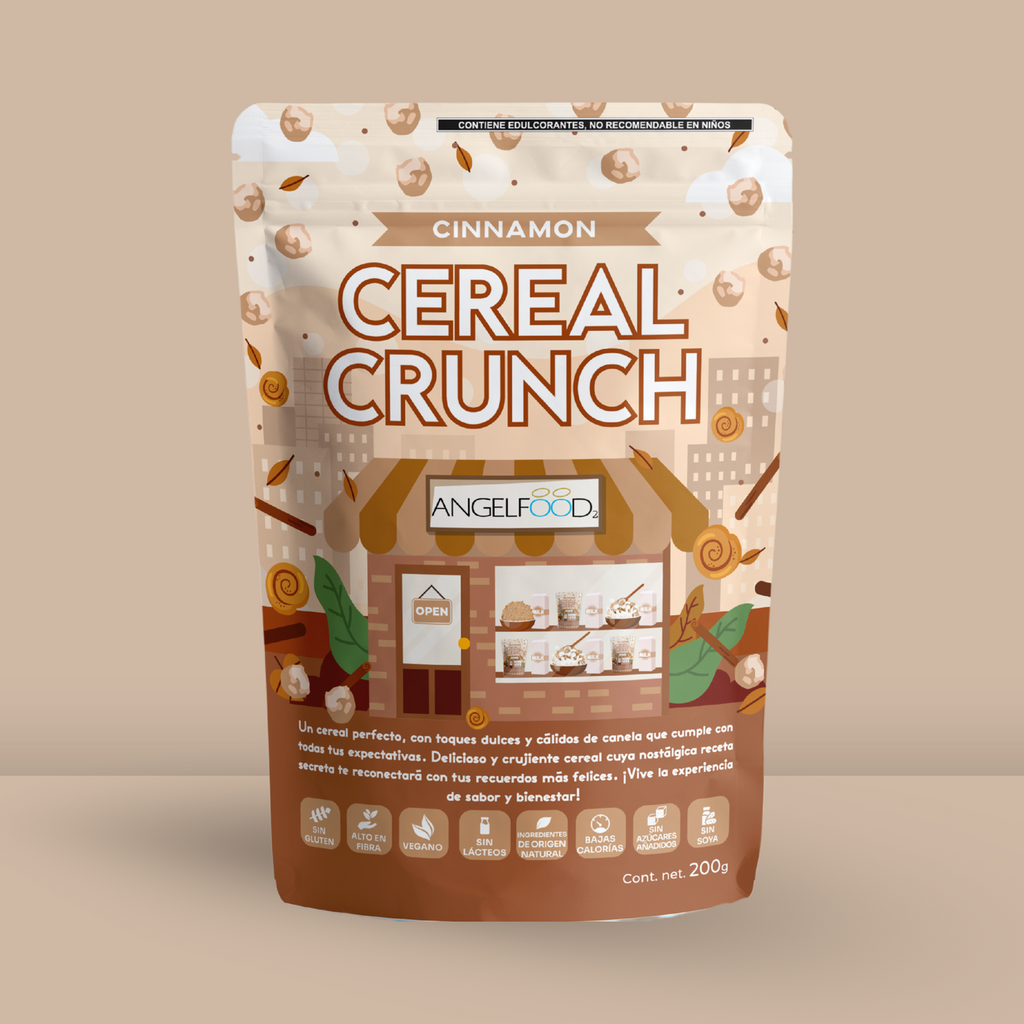 ANGELFOOD Cereal de Quinoa Crunch Cinnamon 200g - Frozen-Boutique
