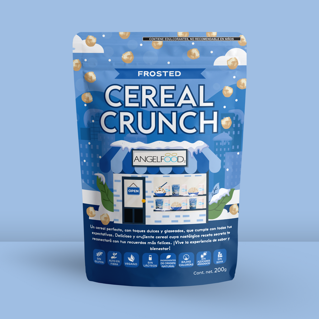 ANGELFOOD Cereal de Quinoa Crunch Frosted 200g - Frozen-Boutique