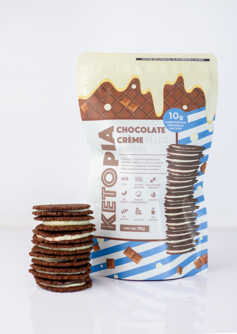 12 Pack Crème Filled Chocolate Wafers
