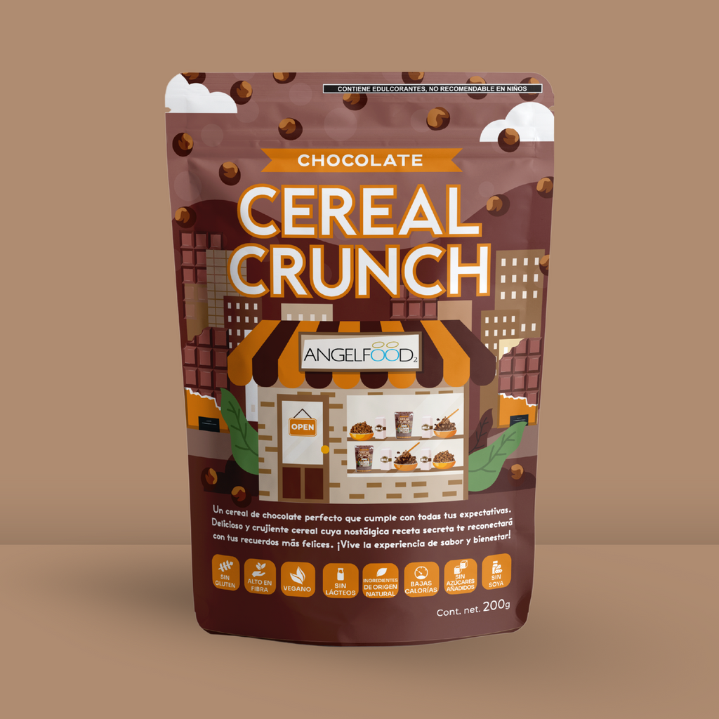 ANGELFOOD Cereal de Quinoa Crunch Chocolate 200g - Frozen-Boutique