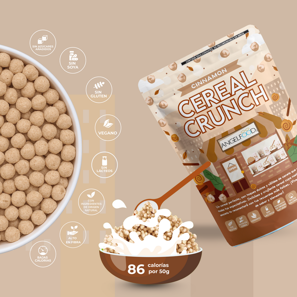 ANGELFOOD Cereal de Quinoa Crunch Cinnamon 200g - Frozen-Boutique